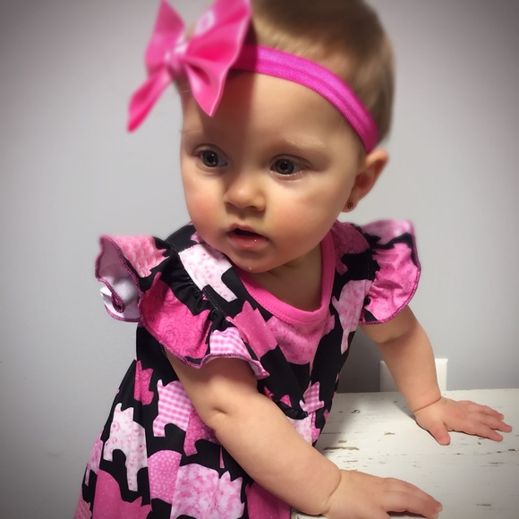 🐖LAST ONE 🐖 Pink Piggy Baby/Toddler Dress - Picture 4 of 6